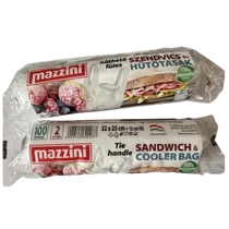 Mazzini Köthető füles szendvics és hűtőtasak 3l/100db (32x25cm)
