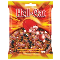 Hell-Cat vegyes gyümölcs ízű pezsgős kemény cukor 100g