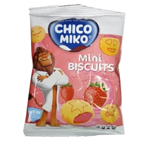 Chico Miko eper ízű krémmel töltött keksz 30g