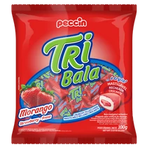 TriBala eper ízű töltött puhakaramell 100g