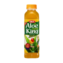 Aloe Vera rostos gyümölcsital 0,5l Mangó (OKF Farmers) DRS