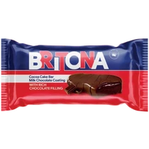 Britona tejcsokiba mártott kakaós piskóta csoki krémmel 34g