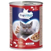 PreVital macskaeledel 415g marha-máj