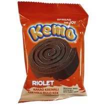 Kemo piskótatekercs 45g tej ízű krémmel