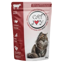 Cat Joy macskaeledel 85g marha ízű pouch