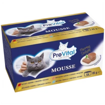 Prevital mousse macska konzerv 4x85g vegyes