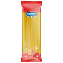 Balogh tészta 0,5kg spagetti, talpas, álló, visszazárható csom.