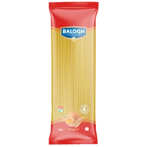 Balogh tészta 0,5kg hosszúmetélt, talpas, álló, visszazárható csom.