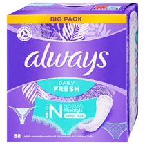 Always tiszt.betét 58 db Normal Fresh Scent