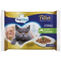 PreVital macskaeledel 4x85g steril lazac pástétom
