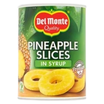 Del Monte ananász szeletek szirupban 565g