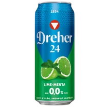 Dreher24 0,5l 0% lime-menta dobozos sör DRS