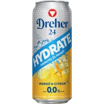 Dreher24 Hydrate 0,5l 0% man-cit dobozos sör DRS