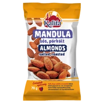 Kalifa mandula sós 70g szárazon pörkölt