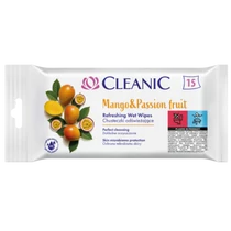 Cleanic frissítő kendő 15db Mangó és Papaja