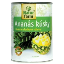 Natur Farm darabolt ananász 565g