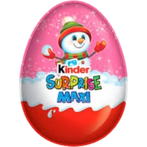 Karácsonyi Kinder Maxi tojás 100g rózsaszín