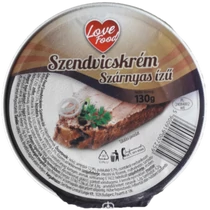 Love Food szendvicskrém 130g szárnyas ízű
