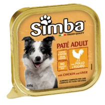 Simba Dog 150g Csirke&amp;Máj pástétom