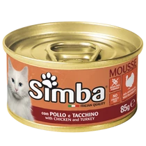 Simba Cat 85g Csirke&amp;Pulyka Mousse
