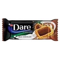 Dare teljes kiőrlésű keksz tejcsokoládés 114g