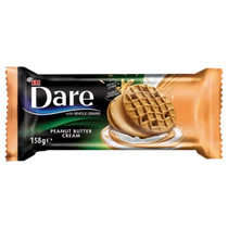 Dare teljes kiőrlésű keksz mogyoróvajas 158g