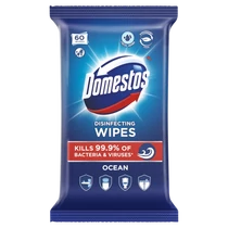 Domestos higiénikus törlőkendő Ocean 60db