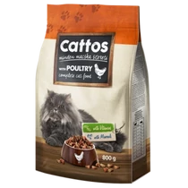 Cattos macskaeledel száraz 800g baromfi