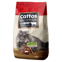 Cattos macskaeledel száraz 20kg marha