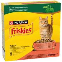 .Friskies Marha-csirke-zöldség száraz macskaeledel 800g