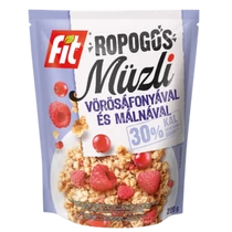 FIT reggeli ropogós müzli málnával és vörösáfonyával 200g