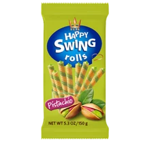 Happy Swing pisztácia ízű ostyarúd 150g
