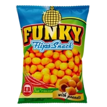 Funky Flips földimogyoró chilis tésztabundában 50g