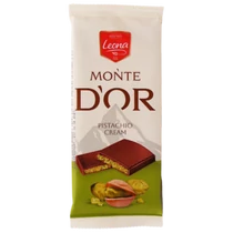 Leona MonteDor pisztácia krémmel töltött tábla 90g