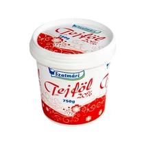 Szatmári tejföl 20% 750g vödrös