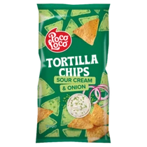 .Poco Loco tortilla chips200g hagymás-tejfölös