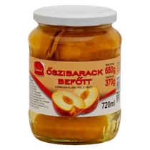 Globetti üveges Őszibarack befőtt 720ml