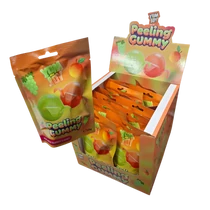 Peeling Gummy Hámozható gumicukor 50g szőlő-barack íz keverve