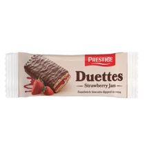 Prestige Duettes mártott töltött keksz epres  22,5g