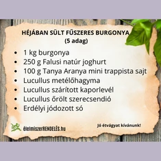 Héjában sült fűszeres burgonya