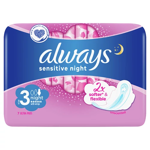 Always eü.betét 7db Ultra Night Sensitive
