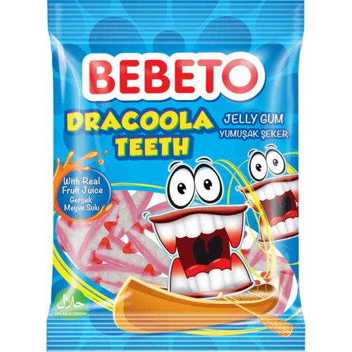 Bebeto gumicukor 80g Dracula Teeth