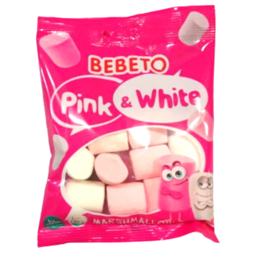 Bebeto Pillecukor 60g Pink-White