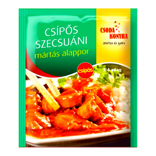 Csoda Konyha Csípös Szecsuáni mártás alappor 42g