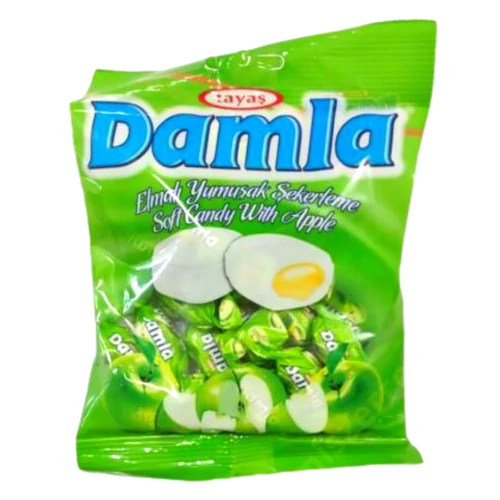 Damla puhakaramella 90g Alma ízü 24db/#