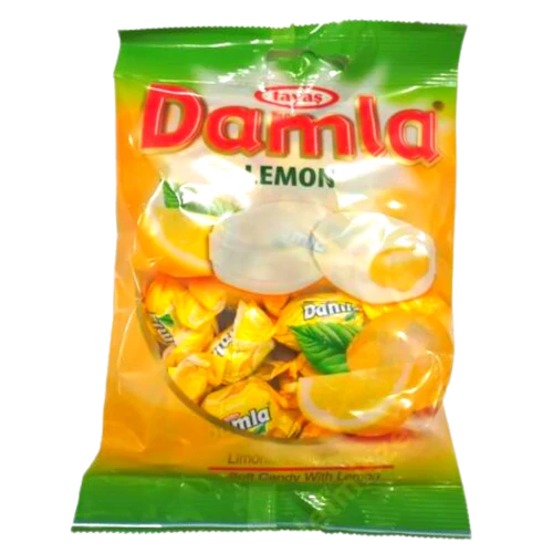 Damla Puhakaramella 90g Citrom 24db/#