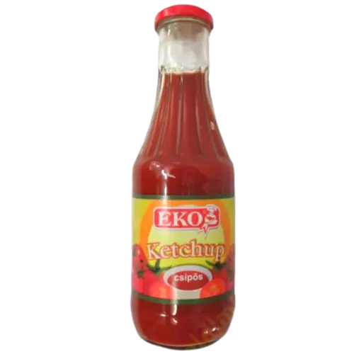 Eko Ketchup 530g (510ml) csípös üveges
