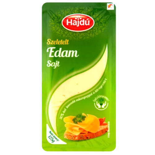 Hajdúsági trappista szeletelt 125g edami
