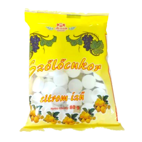 Horváth szölöcukor 80g citrom 30db/#