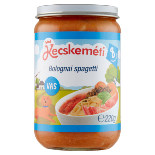 Kecskeméti bébiétel Bolognai spagetti 220g